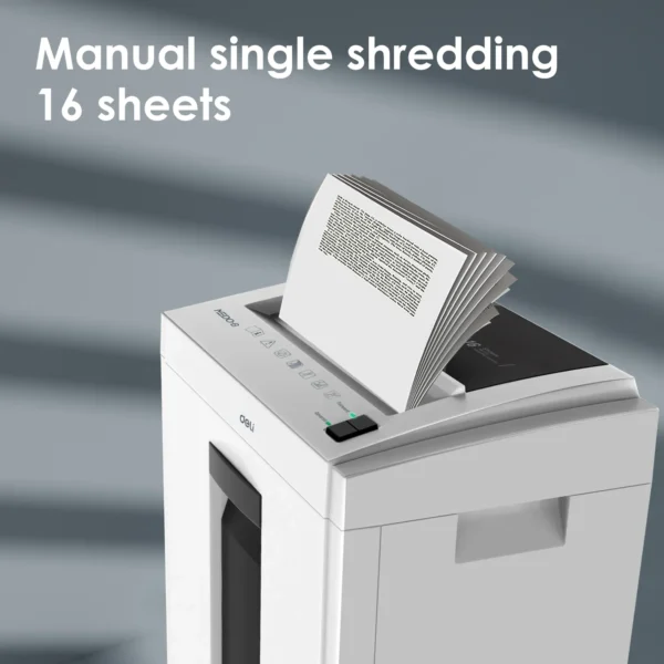 DELI Paper Shredder Machine ET095 (Micro-Cut 2 x 12mm) - Image 2