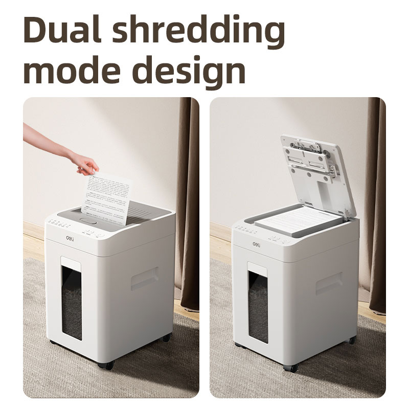 DELI Auto Feed Paper Shredder Machine ET081 (Micro-Cut 2 x 12mm) - Image 2