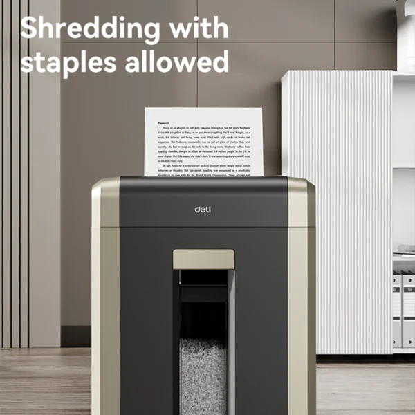 DELI Paper Shredder Machine ET099 (Cross-Cut 4 x 30mm) - Image 6