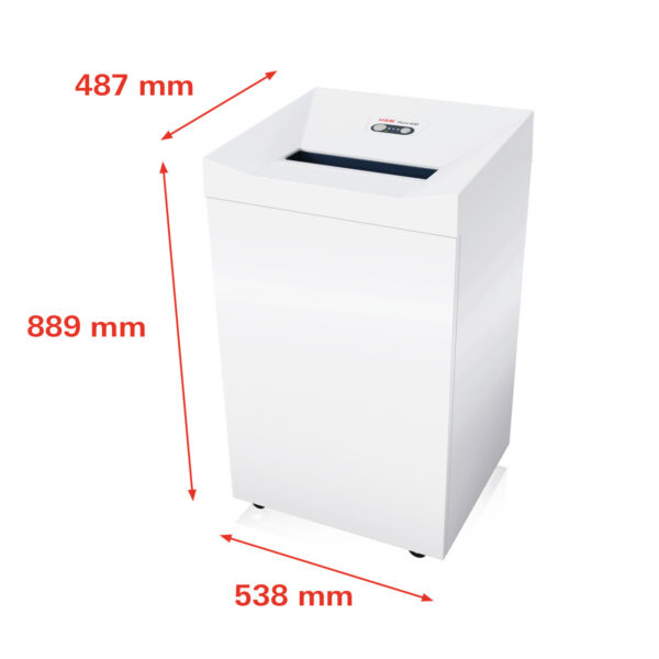 HSM Heavy Duty Paper Shredder Machine Pure 630S (Straight-Cut 3.9mm) - Image 3
