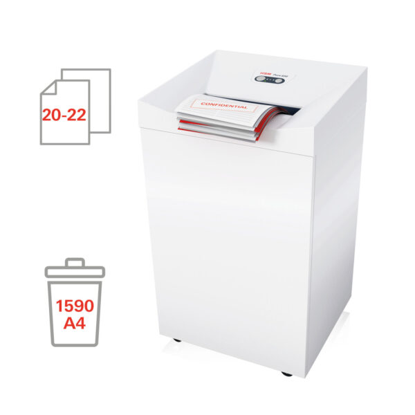 HSM Heavy Duty Paper Shredder Machine Pure 630C (Cross-Cut 4.5 x 30mm) - Image 2