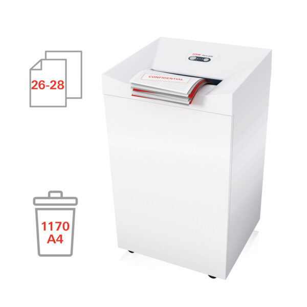 HSM Heavy Duty Paper Shredder Machine Pure 630S (Straight-Cut 3.9mm) - Image 2