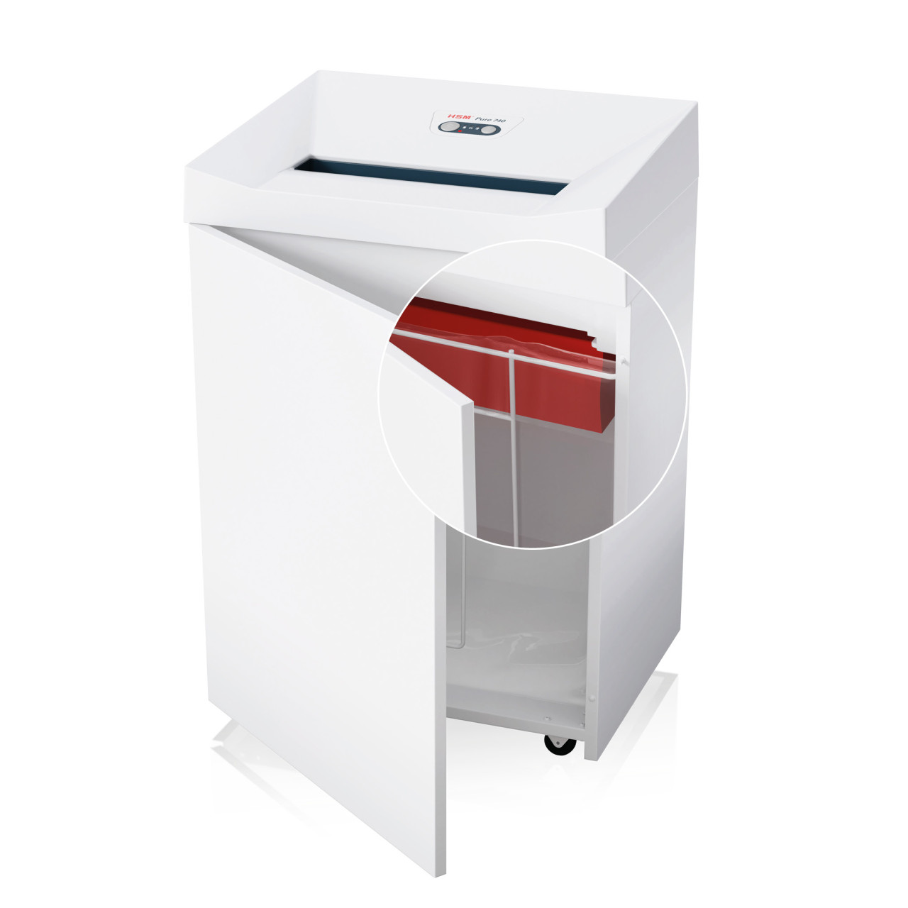 HSM Heavy Duty Paper Shredder Machine Pure 740C (Cross-Cut 4.5 x 30mm) - Image 4