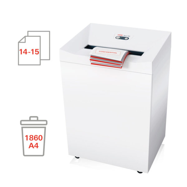 HSM Heavy Duty Paper Shredder Machine Pure 740CC (Cross-Cut 1.9 x 15mm) - Image 2