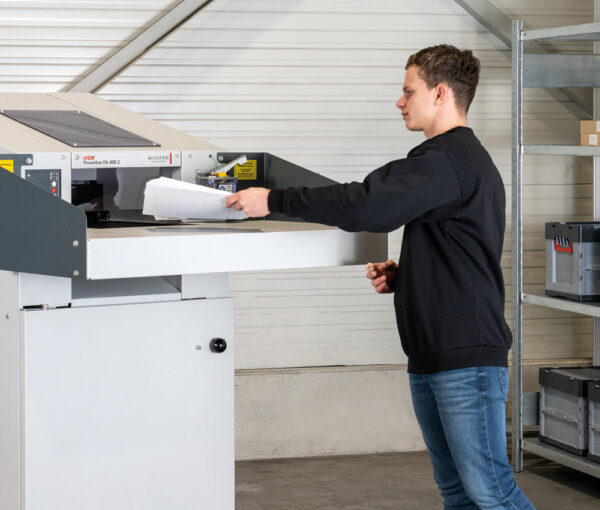 HSM Industrial Paper Shredder Machine FA 400.2SS (Straight-Cut 5.8mm) - Image 2
