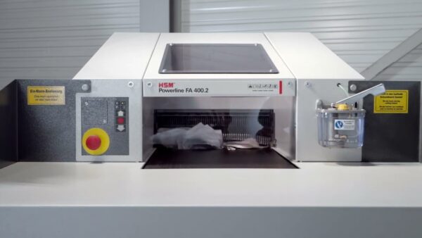 HSM Industrial Paper Shredder Machine FA 400.2SS (Straight-Cut 5.8mm) - Image 4