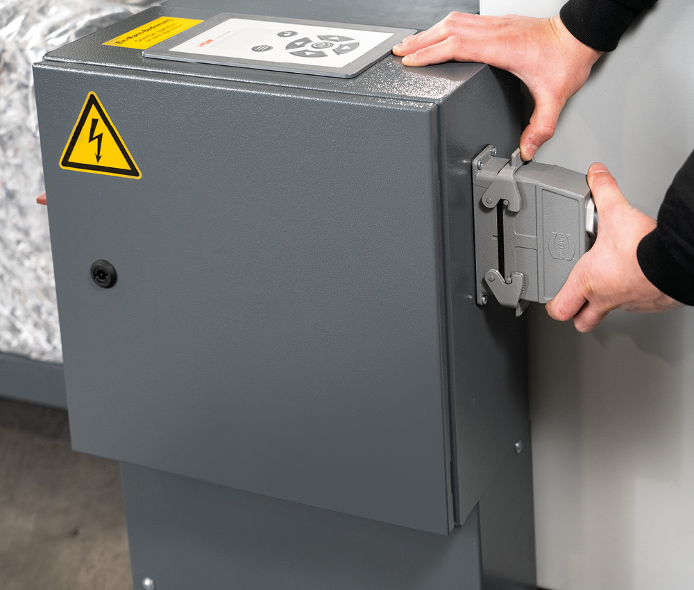 HSM Powerline Shredder Machine Baler Combination SP 5080 CC (Cross-Cut 3.9 x 40mm) - Image 10