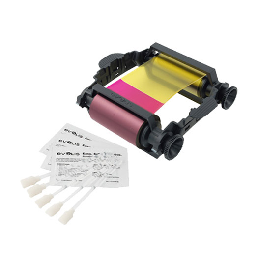 BADGY VBDG204EU YMCKO Color Ribbon (100 Prints) - Image 2