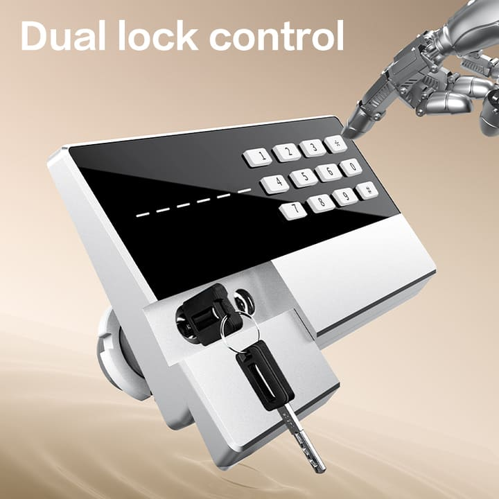 DELI Digital Safety Box with Dual Locks ET623 - Image 2