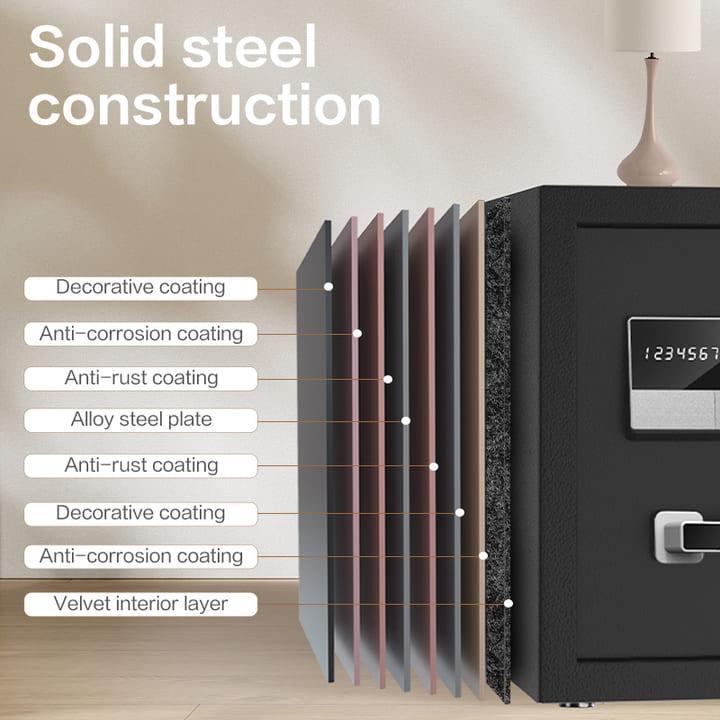 DELI Digital Safety Box with Dual Locks ET623 - Image 5