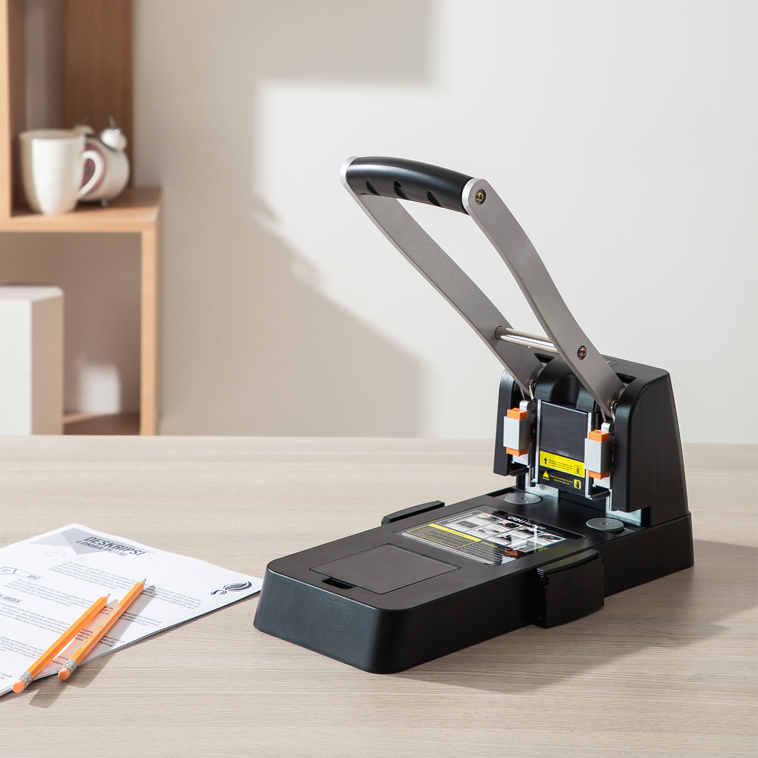 DELI Heavy Duty Hole Puncher Machine E0150 - Image 13