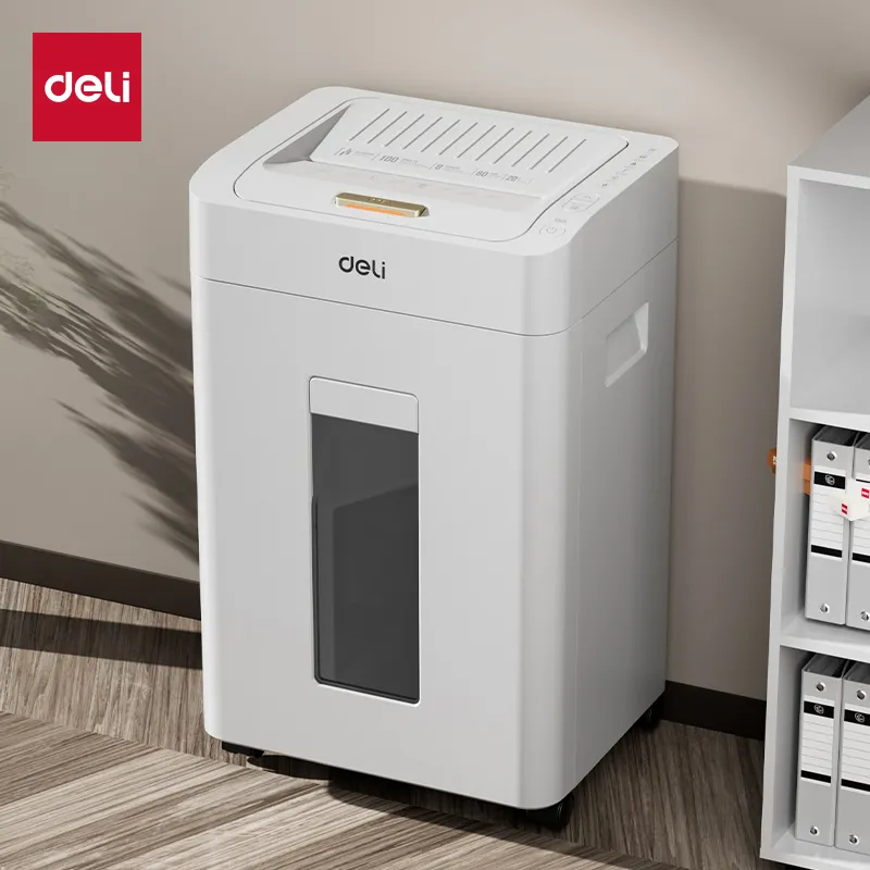 DELI Auto Feed Paper Shredder Machine ET080 (Cross-Cut 4 x 12mm) - Image 2