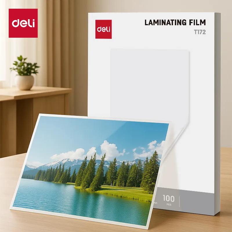 DELI A4 70 mic Laminator Flim ET172 (Laminating Pouches) - Image 5