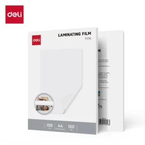 DELI A4 100 mic Laminator Flim ET174 (Laminating Pouches)