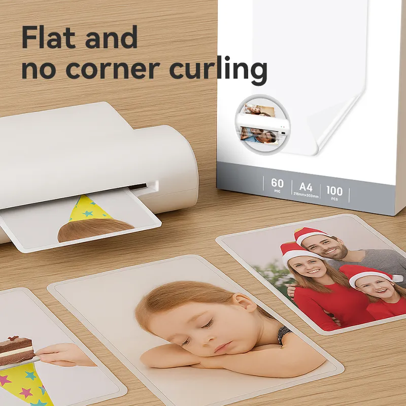 DELI A4 100 mic Laminator Flim ET174 (Laminating Pouches) - Image 5