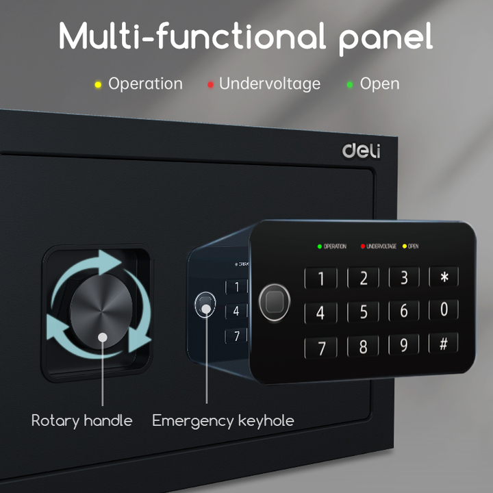 DELI Digital Safe Box ET530 - Image 3